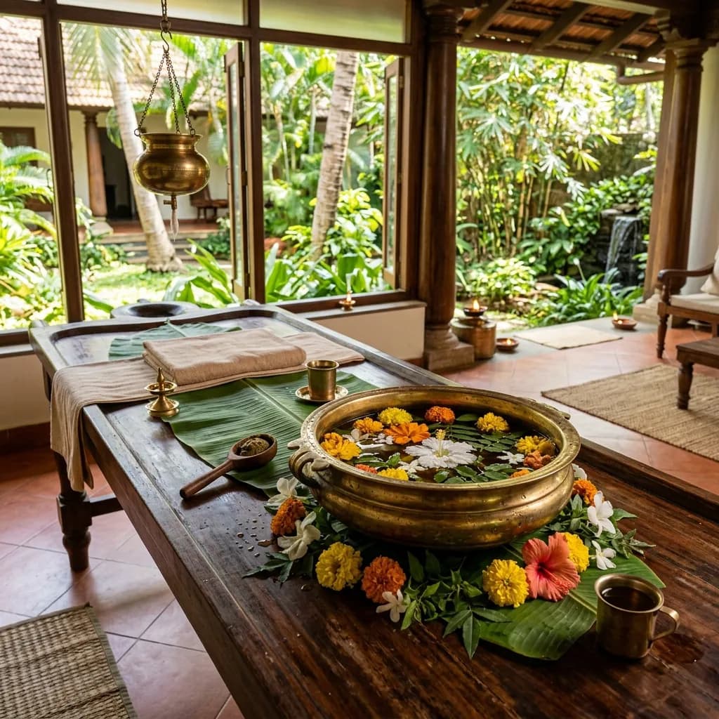 Authentic Kerala Ayurvedic Treatment Environment